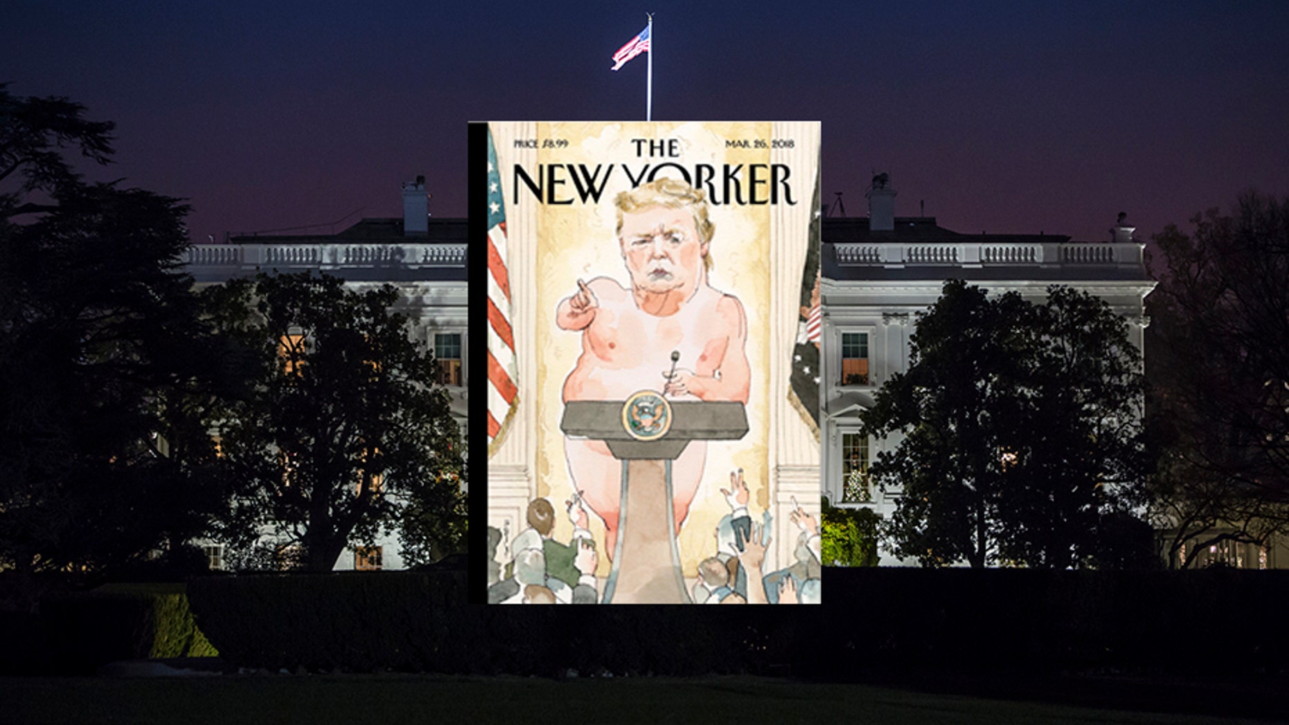 Critics claim the magazine cover body-shames President Trump