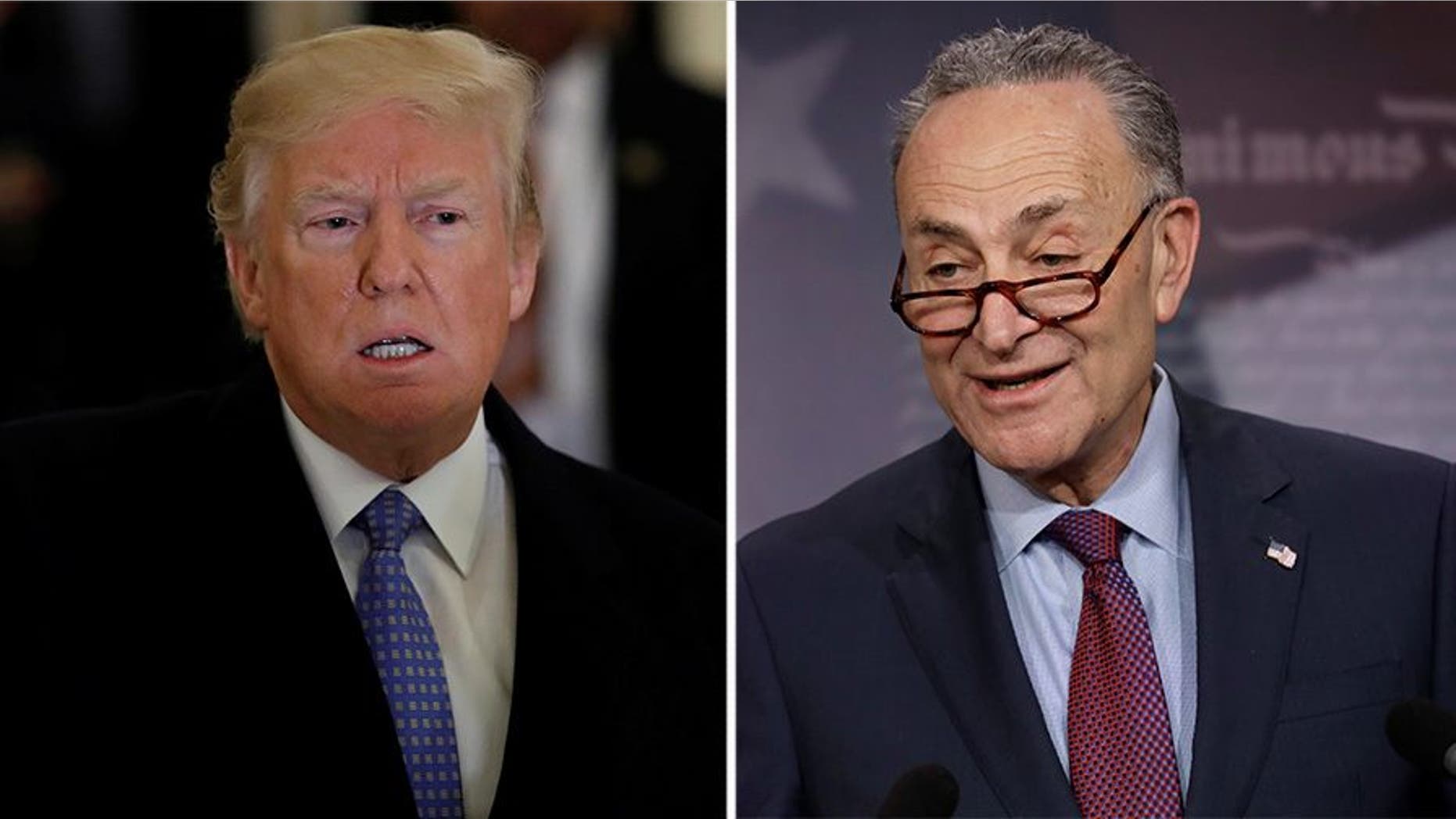 President Trump blamed Senate Democratic Leader Chuck Schumer, D-N.Y., for obstructing U.S. ambassadorships. (File)