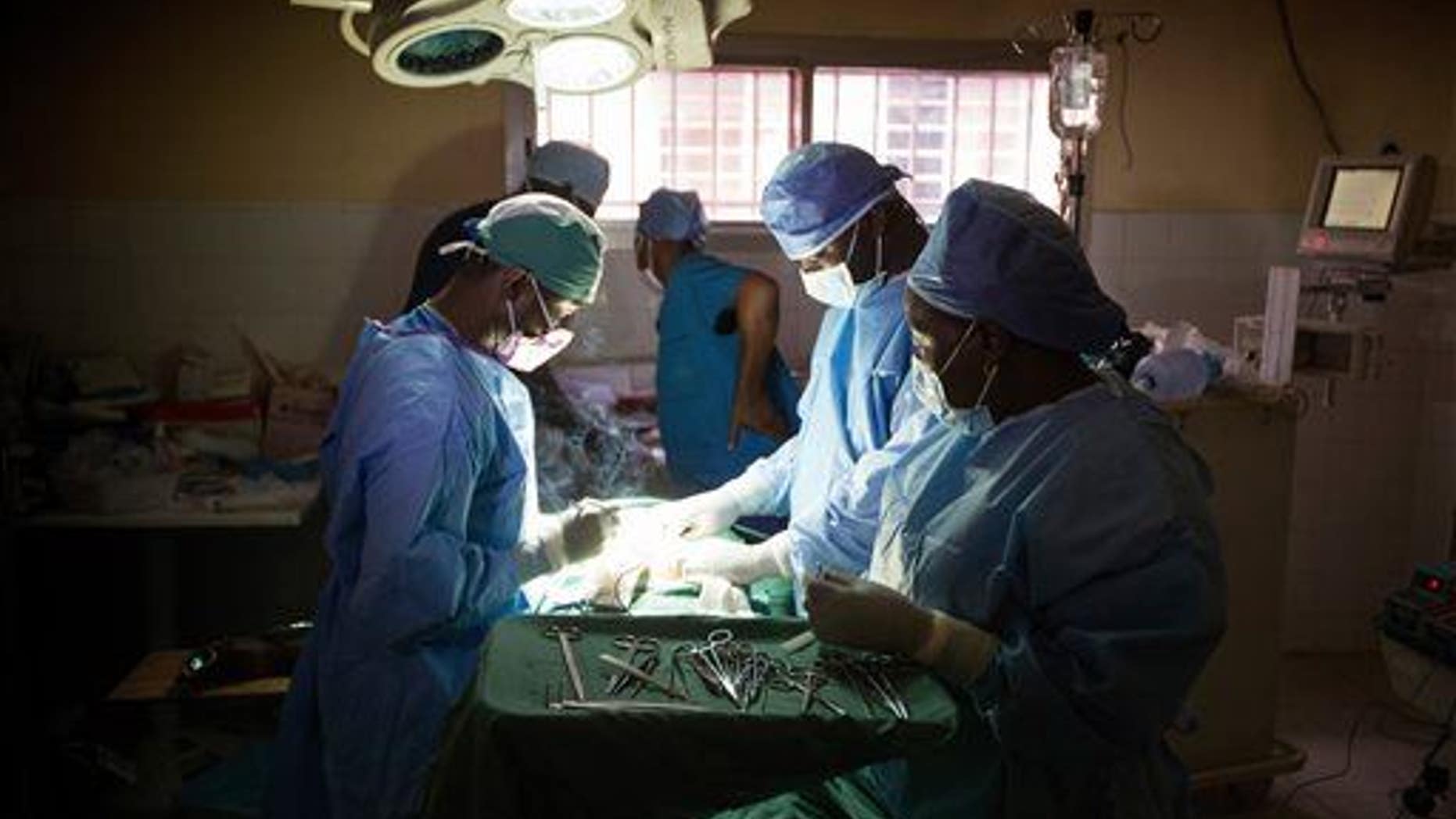 An 11-year-old British boy underwent a mastectomy for large, benign tumors. (File photo)