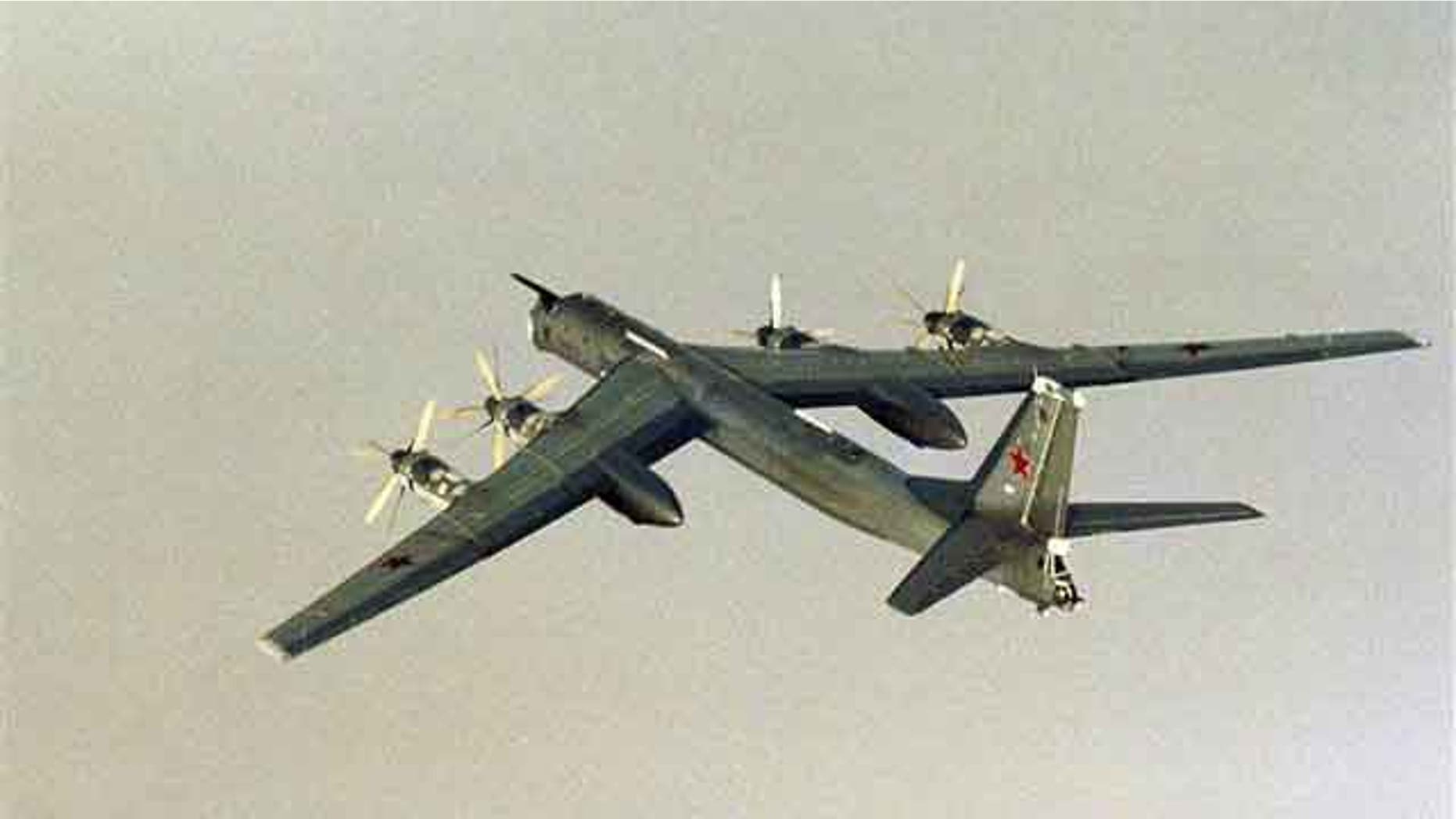 This photo shows a Russian Tu-95 Tupolev bomber (Reuters/File)