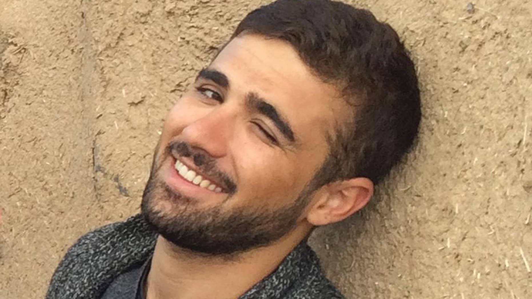 In this Saturday Nov. 1, 2014 photograph, freelance translator Mohammed Rasool is pictured during a break while working with an Associated Press team in Turkey. In August 2015, Rasool, a 24-year-old Iraqi Kurd who has worked as a fixer for The Associated Press, was helping two Vice News reporters covering clashes between the PKK’s youth group and police. He was arrested on Aug. 27 and remains in a maximum security prison and Turkish authorities have neither indicted him nor adequately explained why they are holding him. (AP Photo/Elena Becatoros)