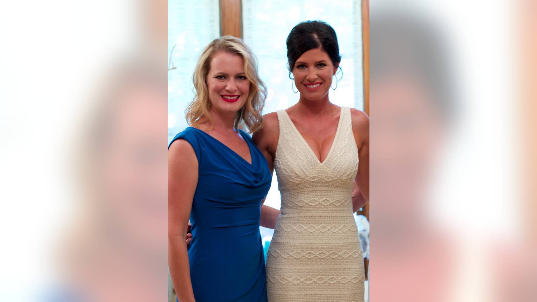 This undated photo provided by Rachelle Putnam shows Ashlee Steele, left, and her sister, Kacee Tollefsbol, both were found dead of gunshot wounds Aug. 22, 2014 at Steele's home in Fitchburg, Wis. Authorities said Tuesday, Aug. 26, that Tollefsbol, called 911 before she died and identified Andy Steele, her brother-in-law, as the man who shot her. (AP Photo/Rachelle Putnam)