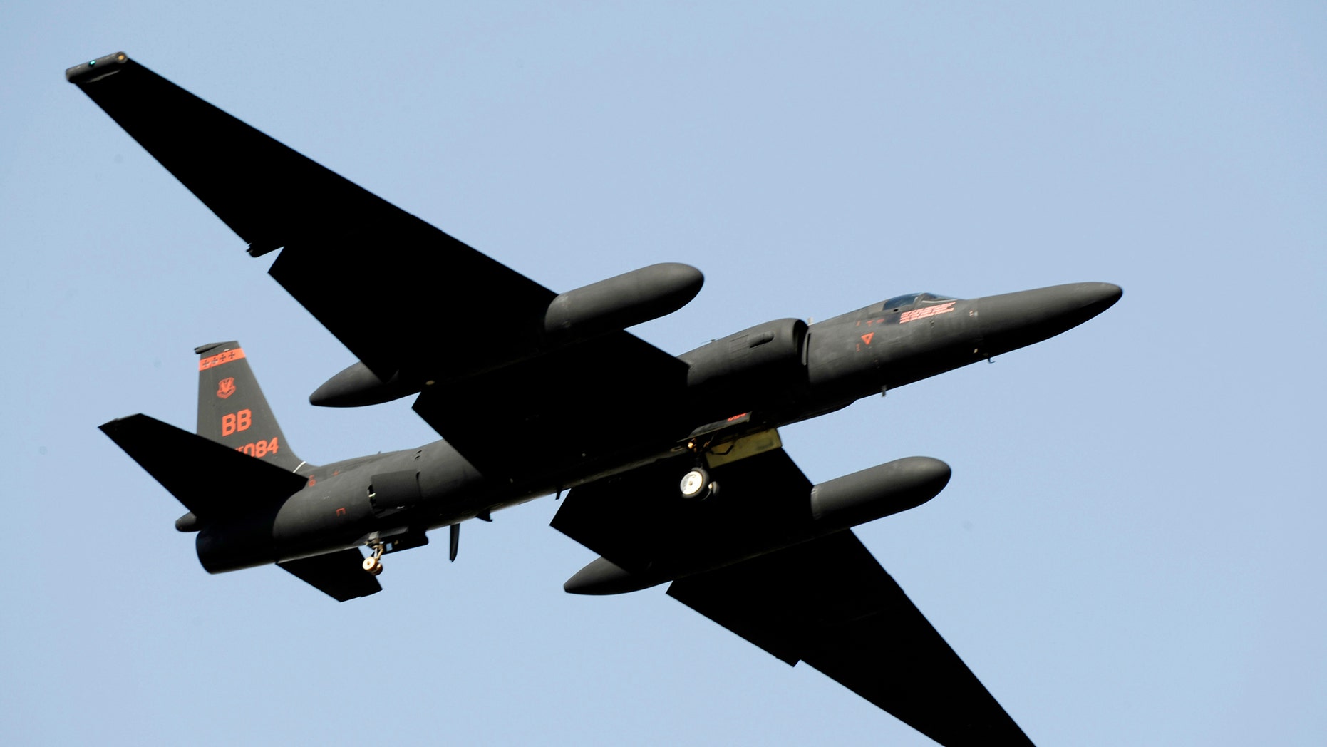 A U-2 'Dragon Lady' aircraft takes off from Osan Air Base, South Korea in this U.S. Air Force handout photo taken on October 21, 2009.