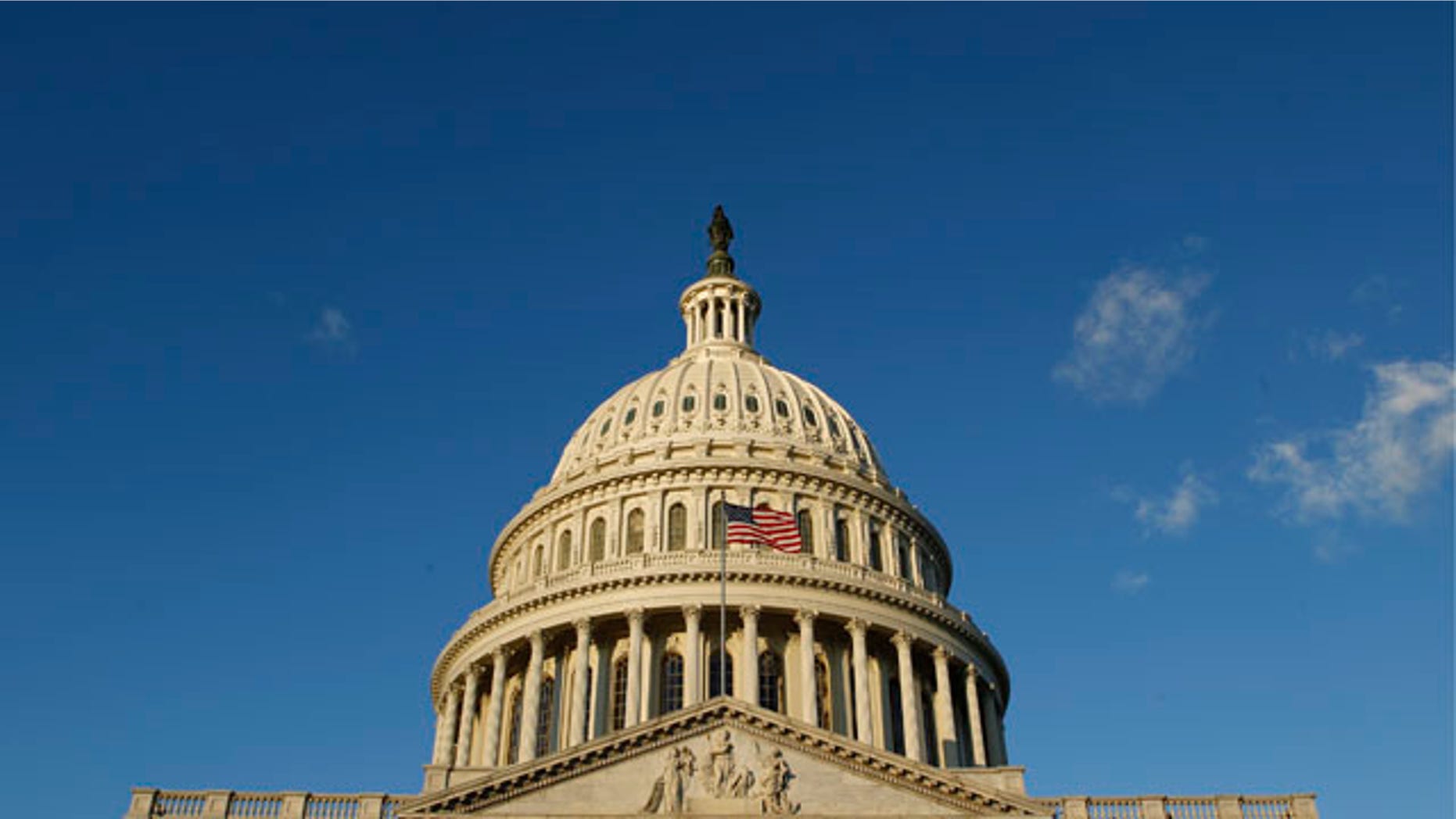 The Capitol building is seen at sunrise on Capitol Hill in Washington.