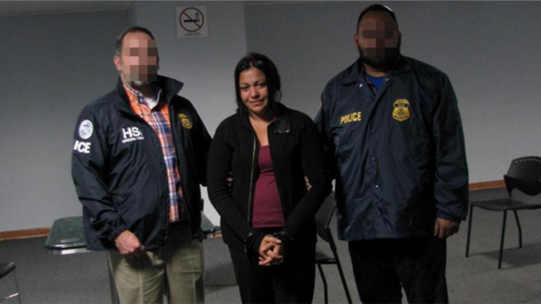 Rosa Astrid Umanzor-López before being extradited to the U.S.