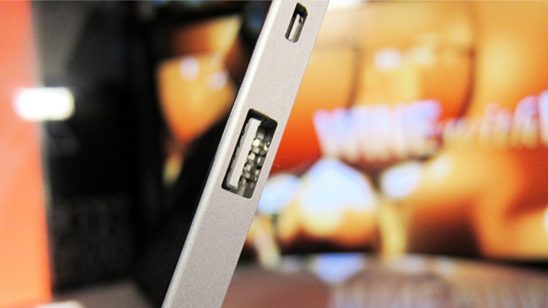 The familiar USB port, seen here on a Microsoft Surface 2, is set for an upgrade, the USB 3.0 Promoter Group announced.
