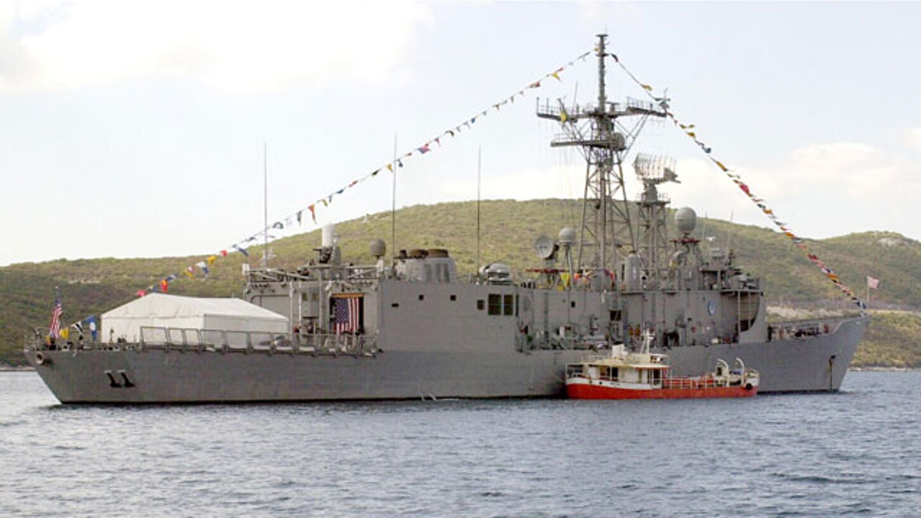 USS Nicholas guided missile frigate