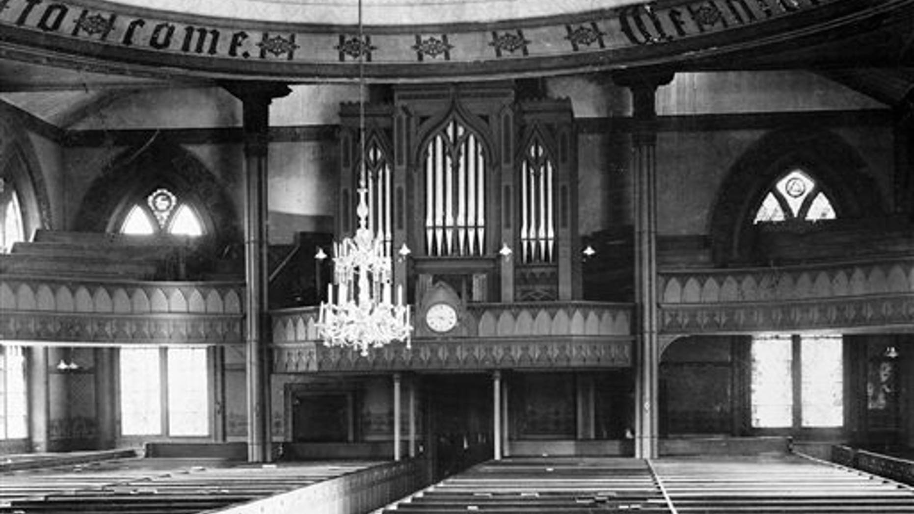 This undated photo from the U.S. Library of Congress shows the former Cathedral of St. John Episcopal Church in Providence, R.I.