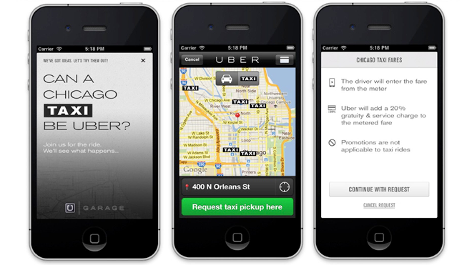 Innovative app Uber allows you to hail a taxi from your smartphone. The company recently expanded to Chicago, but still faces numerous regulatory hurdles.