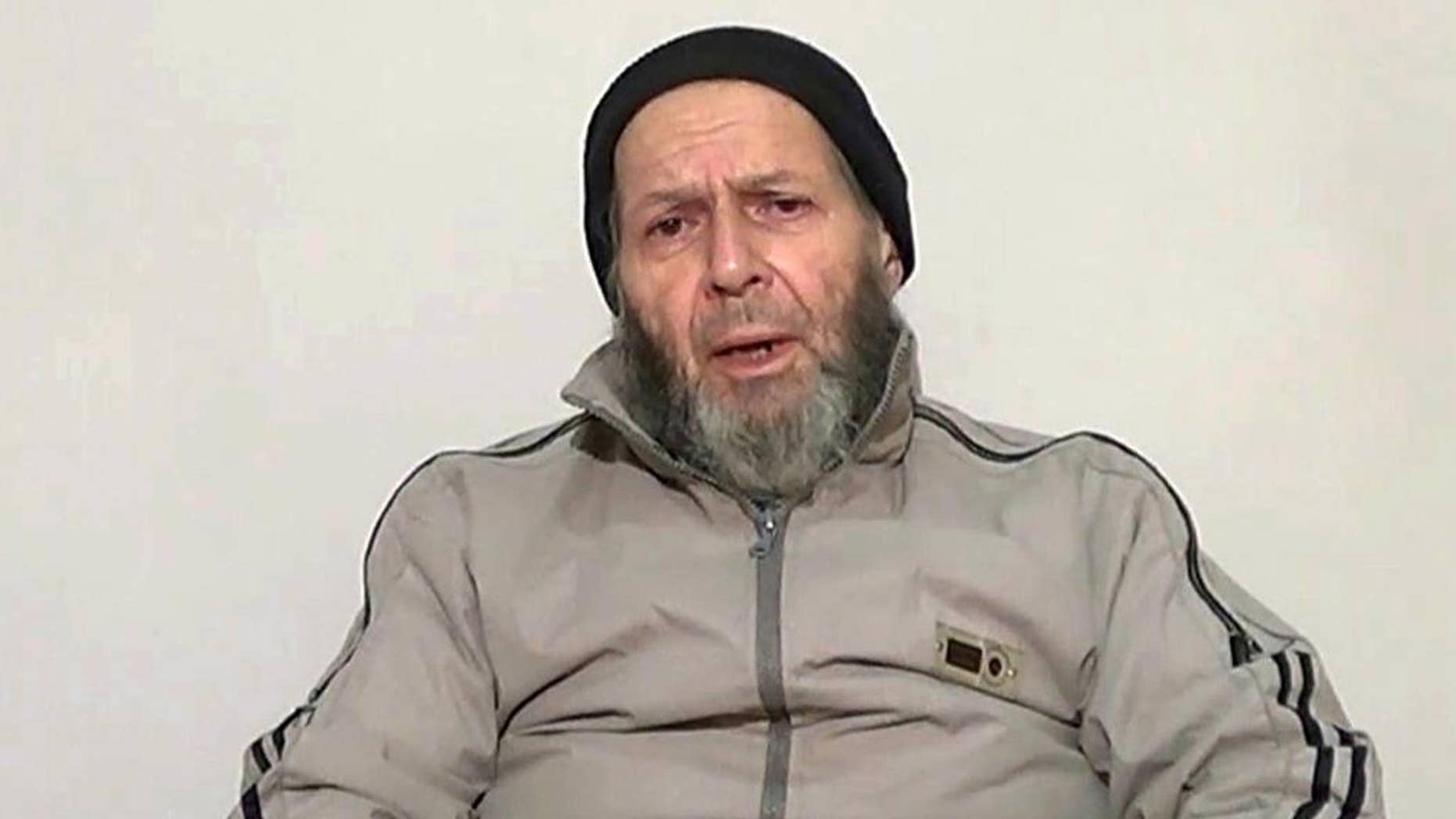 FILE - This image made from video released anonymously to reporters in Pakistan on Thursday, Dec. 26, 2013, which is consistent with other AP reporting, shows Warren Weinstein, a 72-year-old American development worker who was kidnapped in Pakistan by al-Qaida in 2011. The White House says Weinstein and Giovanni Lo Porto, an Italian held by the terror organization since 2012, were inadvertently killed during U.S. counterterrorism operations in a border region of Afghanistan and Pakistan in January 2015. In addition, the U.S. believes that two Americans who were working with al-Qaida were also killed. (AP Photo via AP video, File)