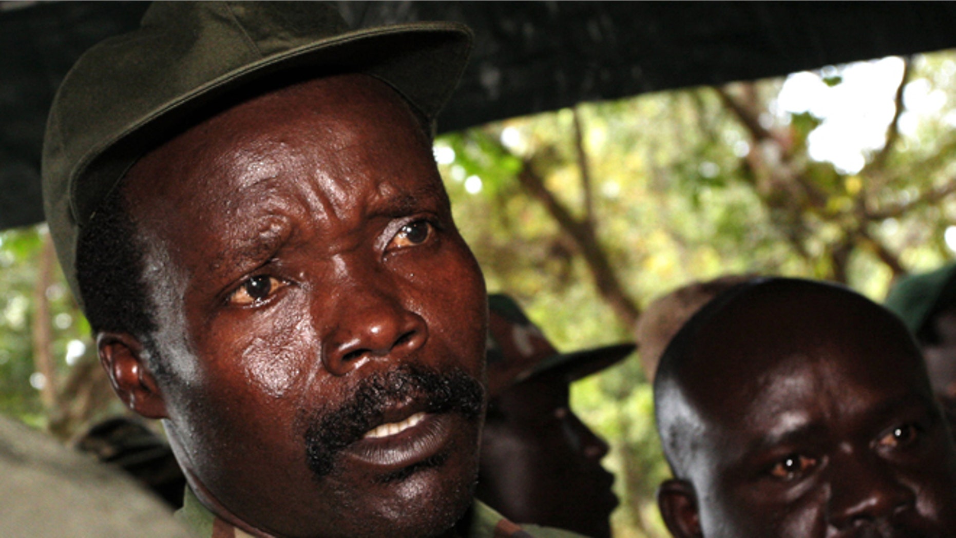 This Nov. 12, 2006 file photo shows the leader of the Lord's Resistance Army, Joseph Kony in southern Sudan.