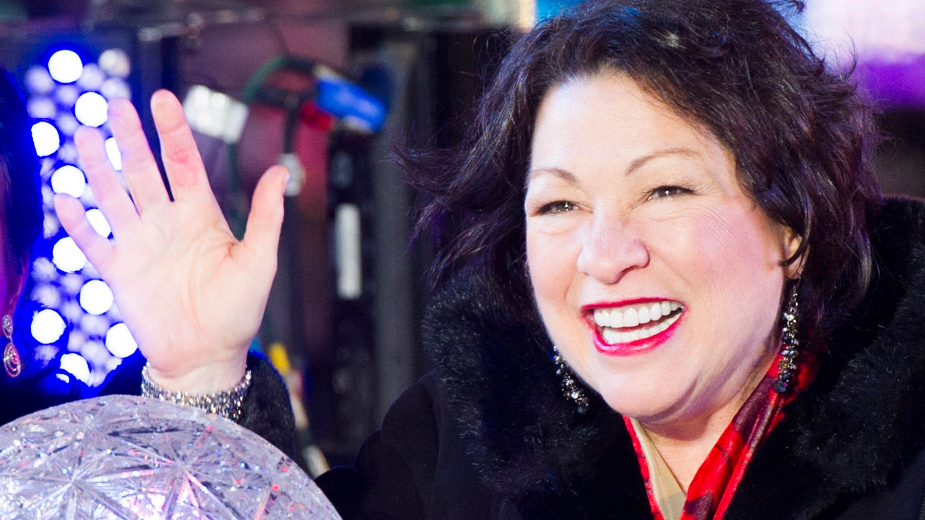 Supreme Court Justice Sonia Sotomayor in Times Square on Dec. 31, 2013 in New York.
