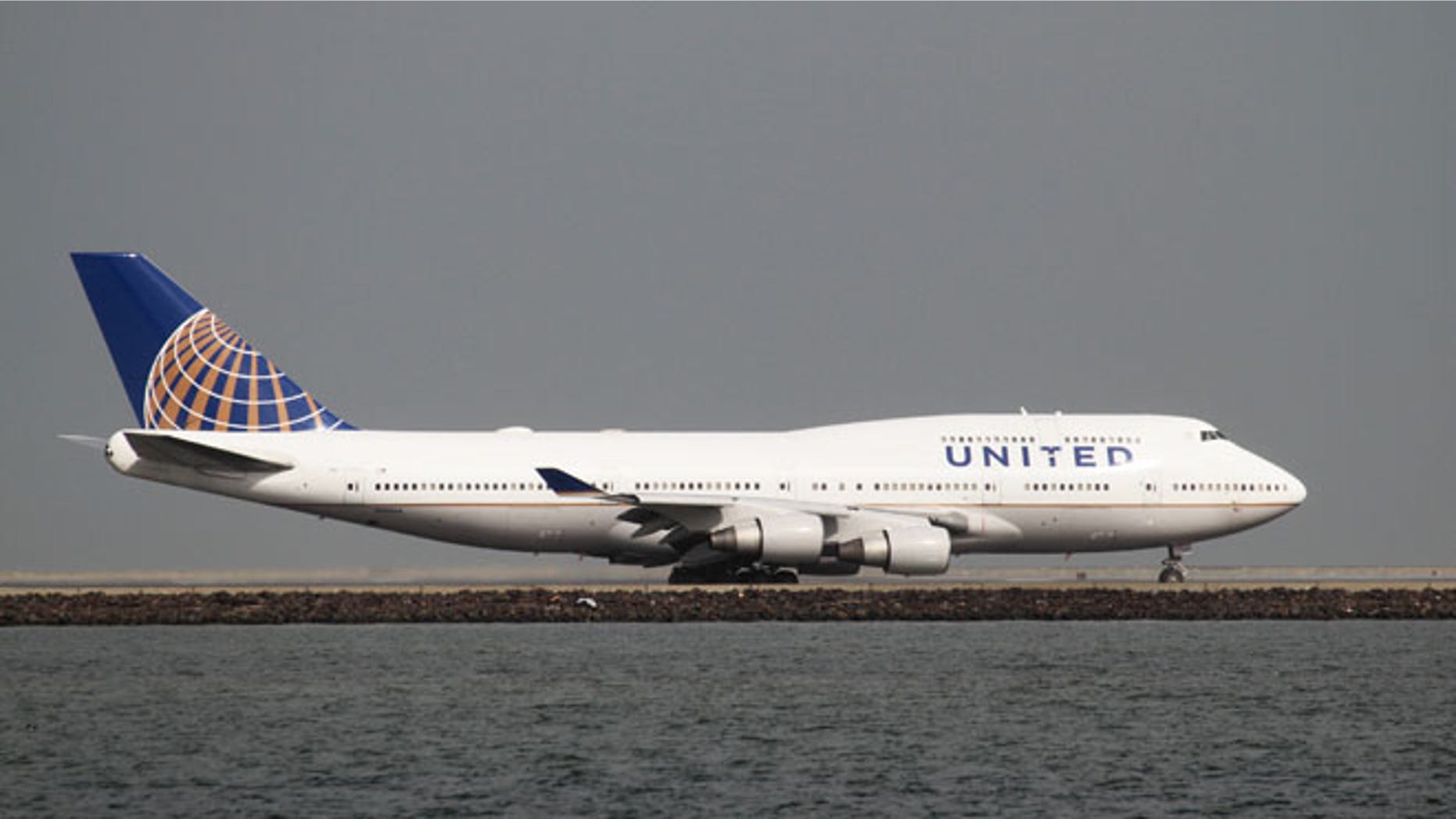 FILE 2015: A United Airlines Boeing 747-400 taxis at San Francisco International Airport.