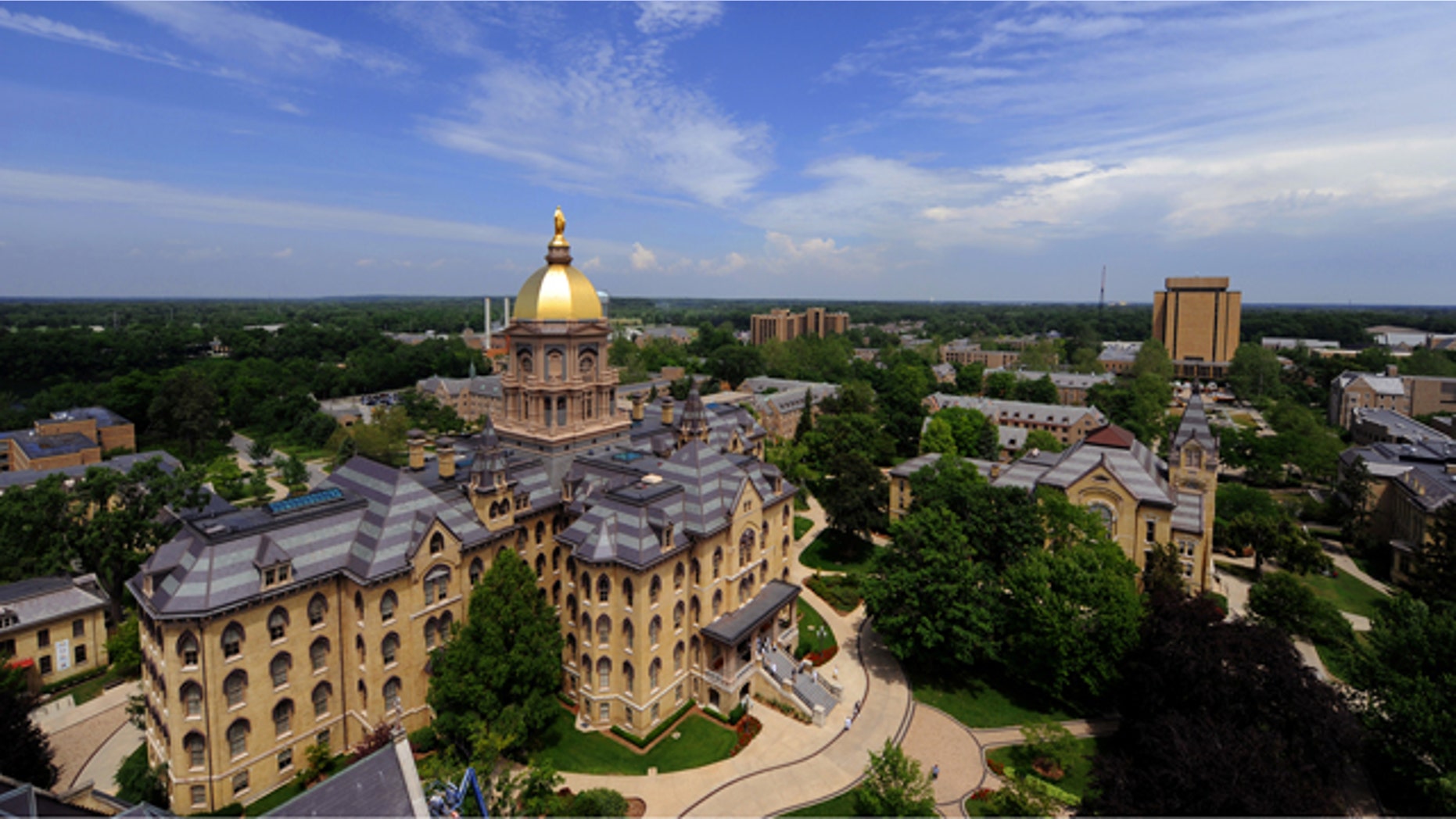 A group of students at the University of Notre Dame advocating traditional marriage have been told their club won't be officially recognized by the school since its purpose mirrors that of other groups on campus. (Matt Cashore/University of Notre Dame)