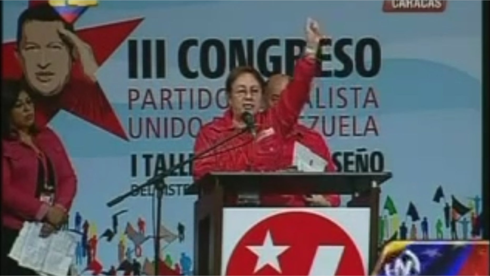 Maria Estrella Uribe after reciting a revised version of the "Lord's Prayer."