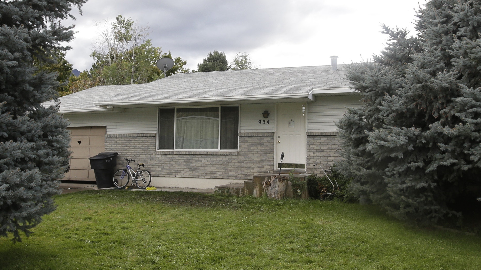 Sept. 28, 2014: The home where five Utah family members found dead in their home, in Springville, Utah