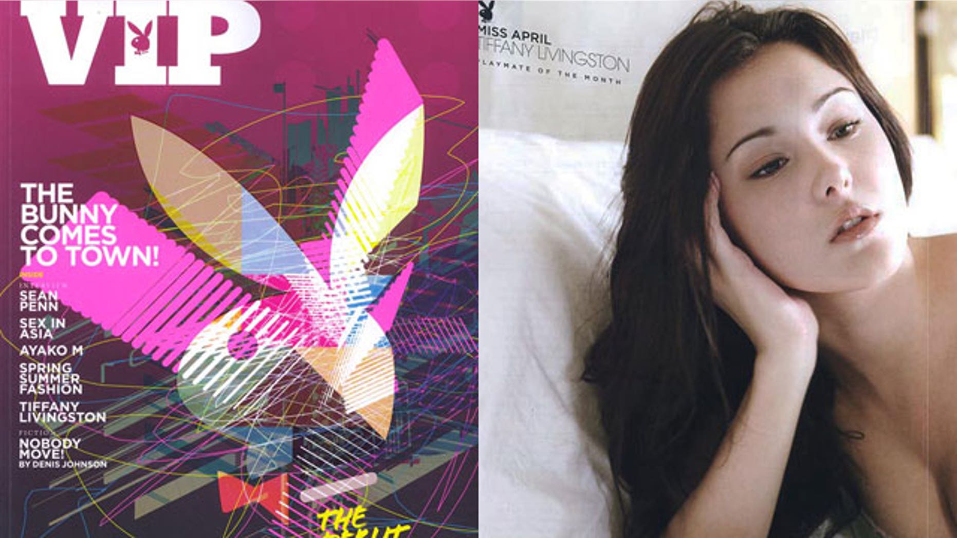 A model who appeared on the cover of Singapore's version of Playboy was detained yesterday after trying to escape from the plane mid-flight.