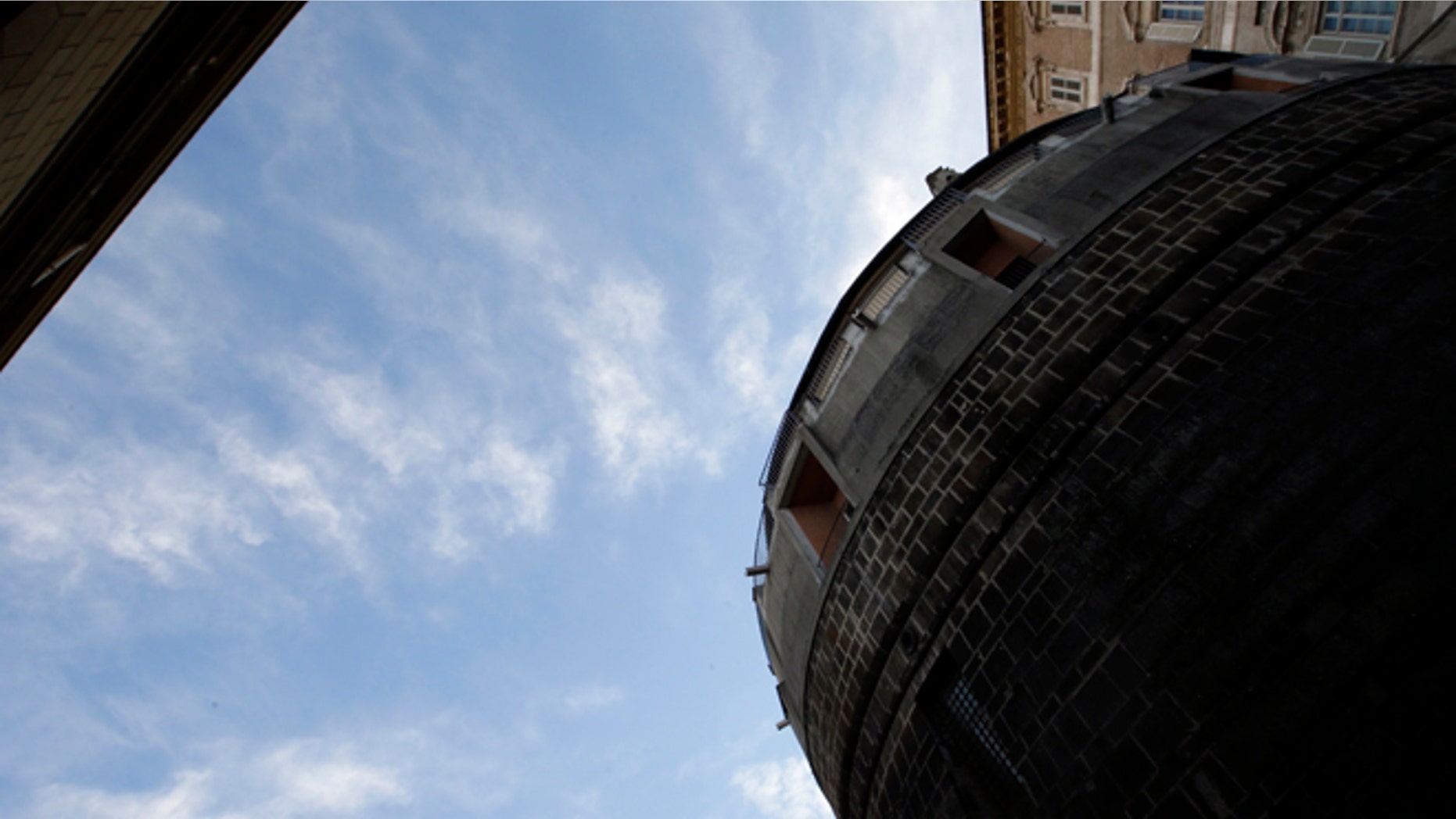 A picture taken Tuesday, Dec. 3, 2013 and showing the building which hosts the Vatican bank, formerly known as the Institute for Religious Works, IOR, inside the Vatican.
