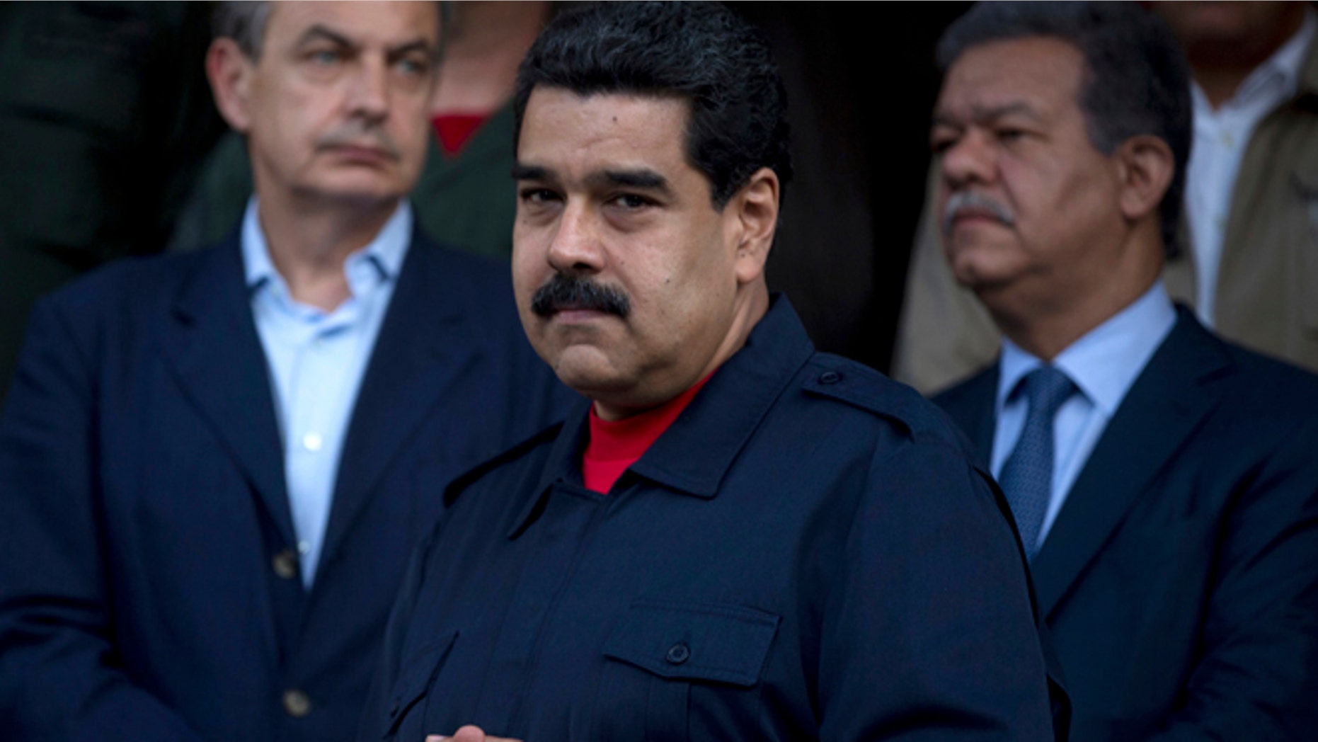 President Maduro after a meeting at Miraflores presidential palace on July 21, 2016.