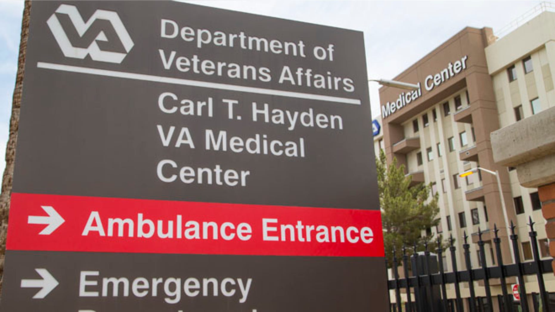 The Carl T. Hayden VA Medical Center in Phoenix is seen Wednesday May 28, 2014.