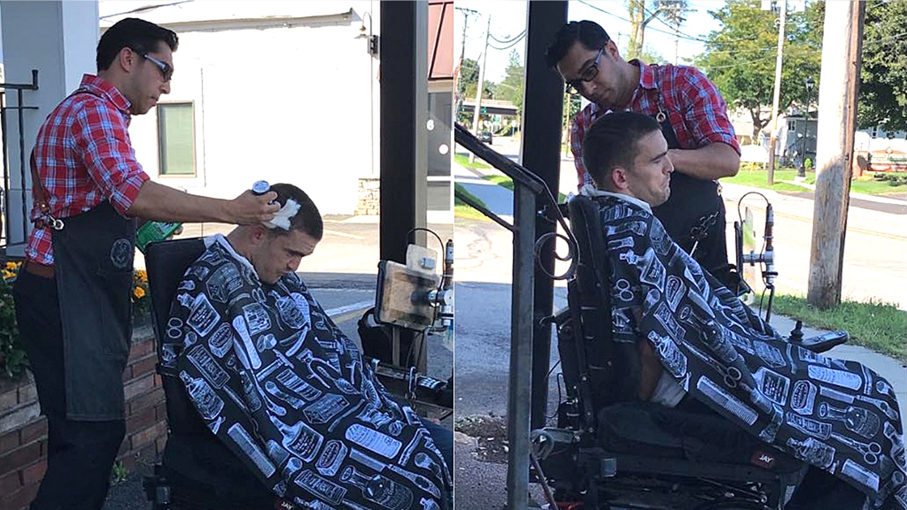 Images taken at Joe's Upscale Barber Shop have made waves online.