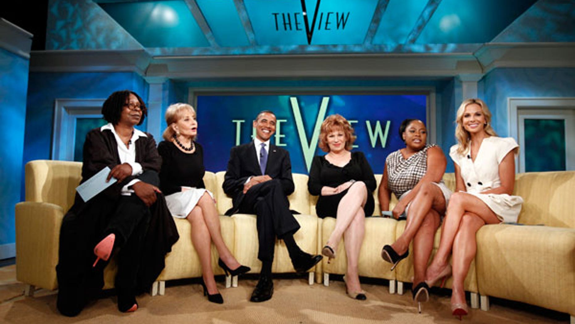 The hosts of "The View" with President Barack Obama
