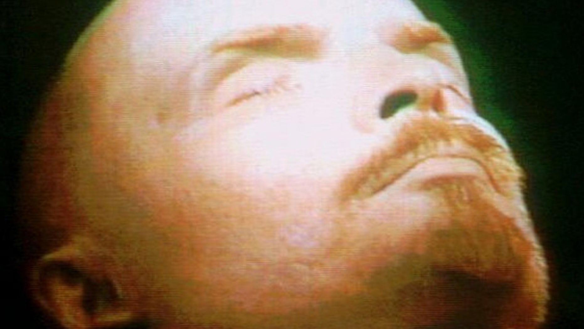 The embalmed body of Vladimir Lenin, who founded the Soviet Union, lies on public display in a Red Square mausoleum.