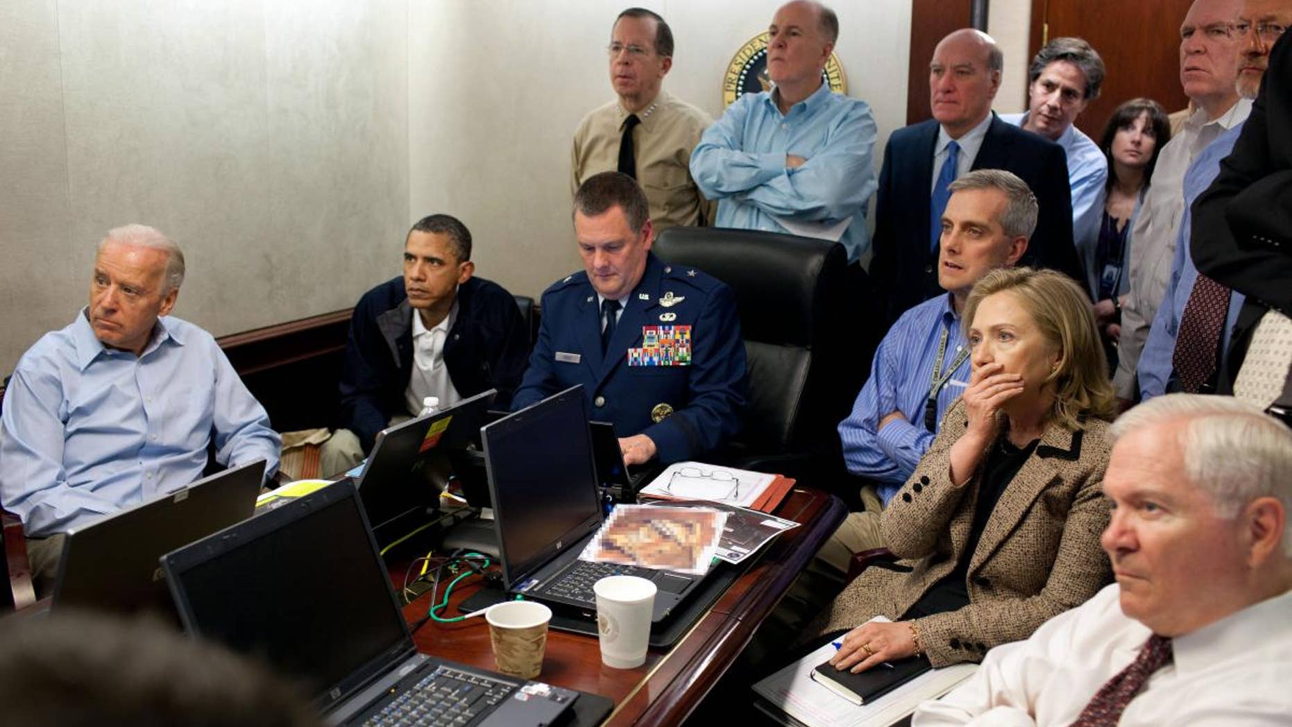 President Obama and senior staff watch the Usama bin Laden mission unfold from the Situation Room on Sunday May 1, 2011/White House Photo