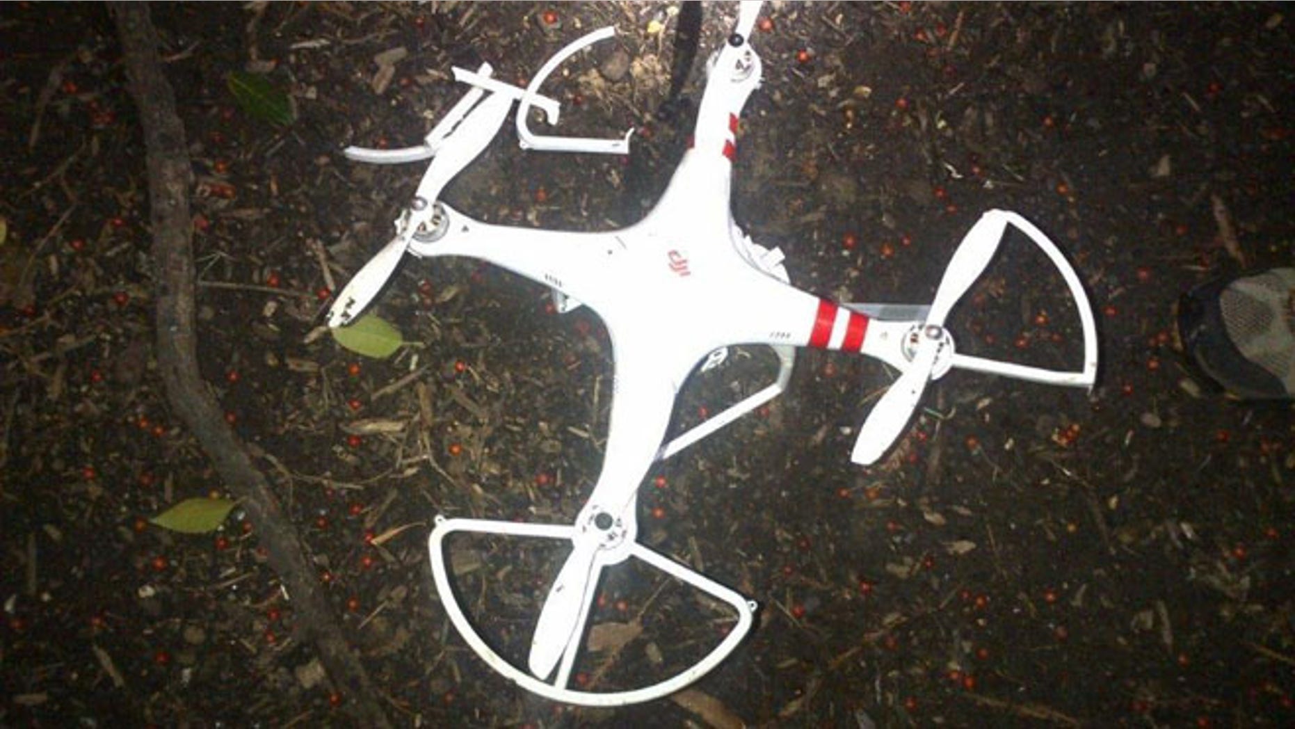 Shown here is a picture of the drone that crashed on the White House grounds in the early morning hours on Jan. 26.