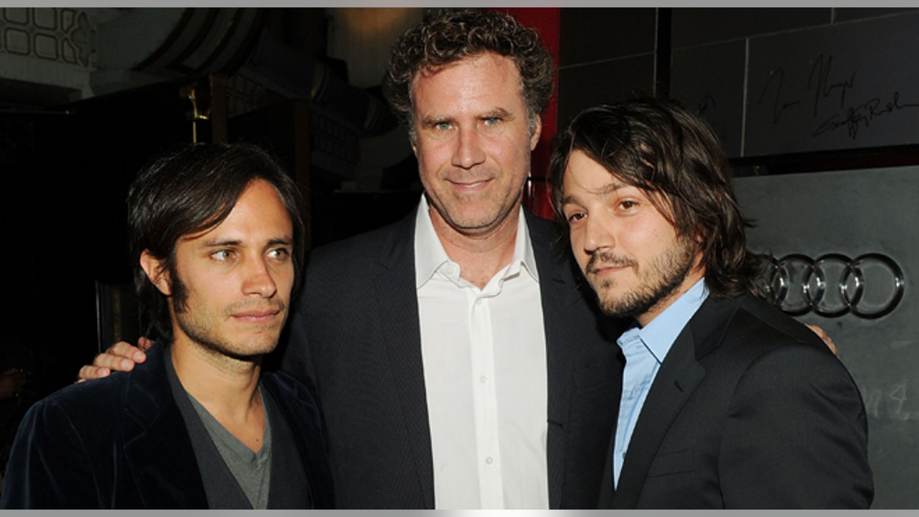 Nov. 7, 2010: (L-R) Executive producer Gael García Bernal, actor Will Ferrell and director Diego Luna arrive at the screening during AFI FEST 2010 in Hollywood, Calif.