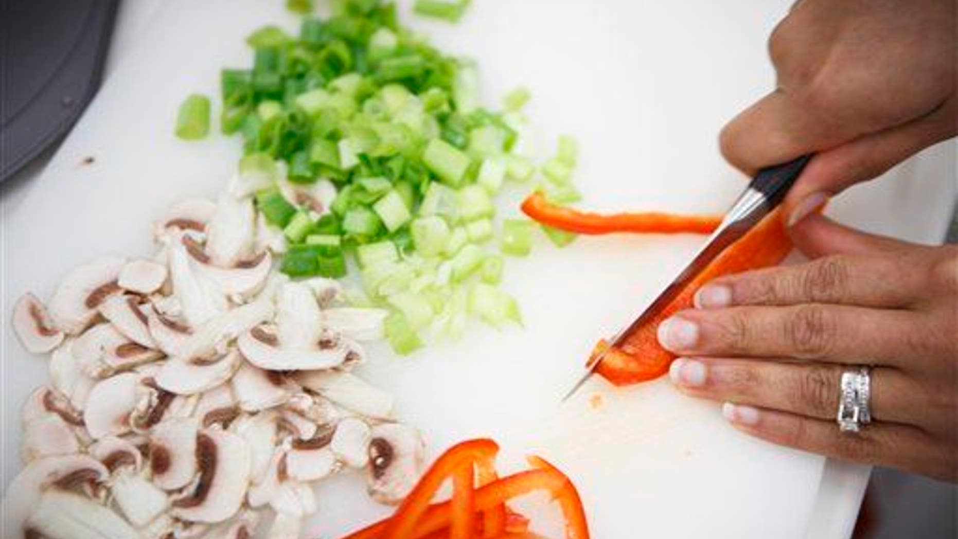 More veggies, less meat.