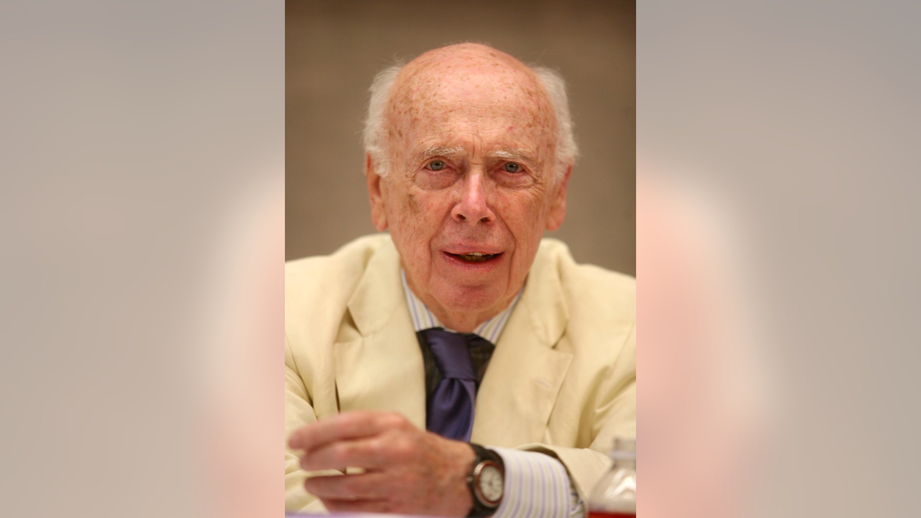 File photo of James Watson, co-discoverer of the DNA helix and father of the Human Genome Project.