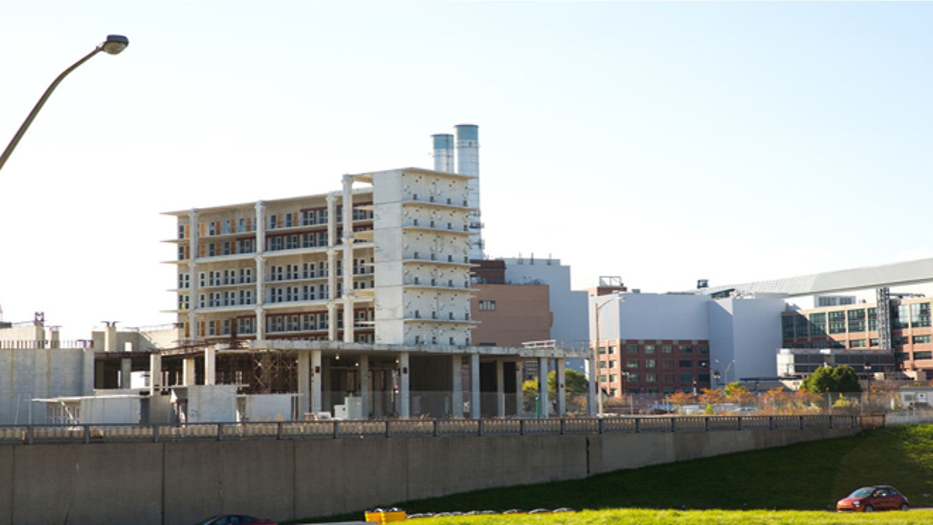Four years after breaking ground and with construction costs totaling $151 million, the Wayne County Jail sits empty in downtown Detroit. The empty structure is costing taxpayers upwards of $1.2 million in upkeep per month. (AP)