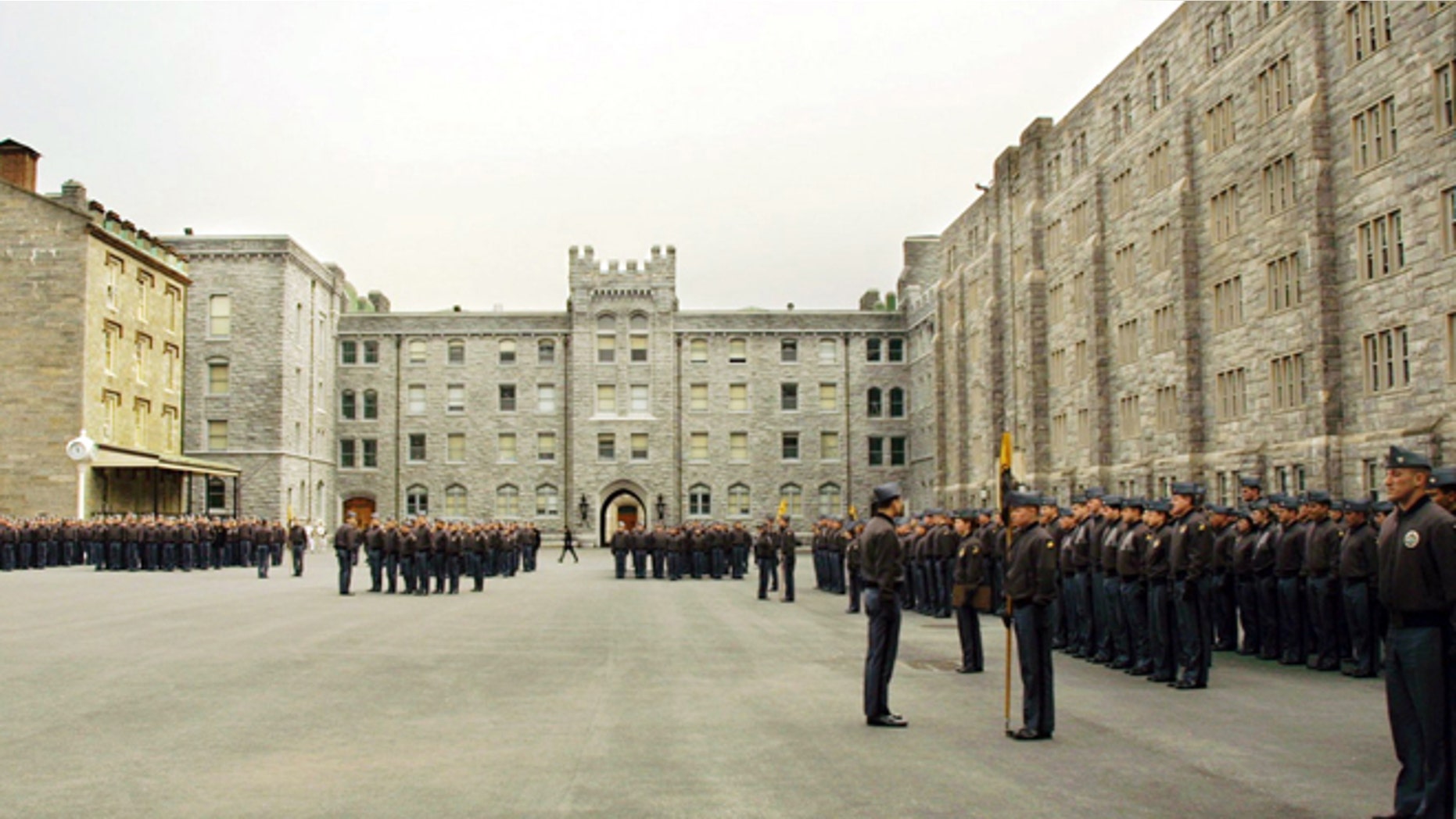 FILE 2001: United States Military Academy cadets stand in formation at the United States Military Academy at West Point, N.Y.
