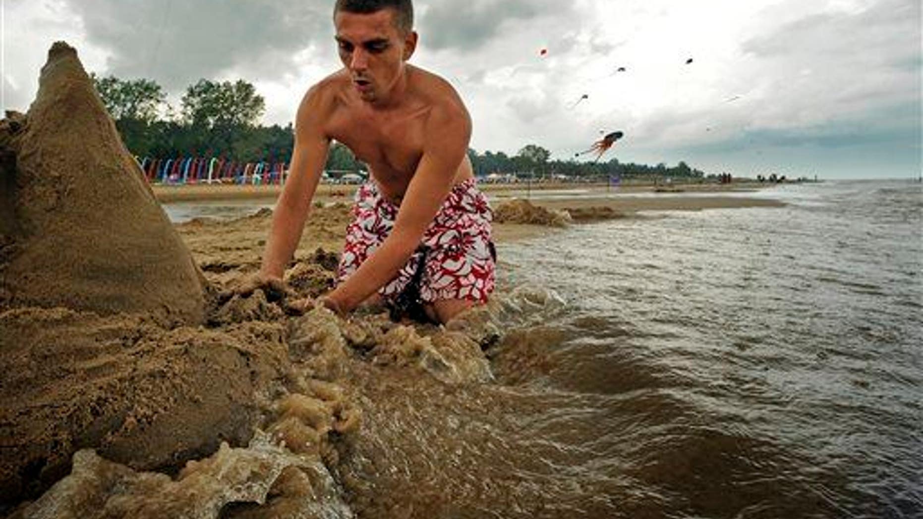 Stay out of the water and off of the sand.