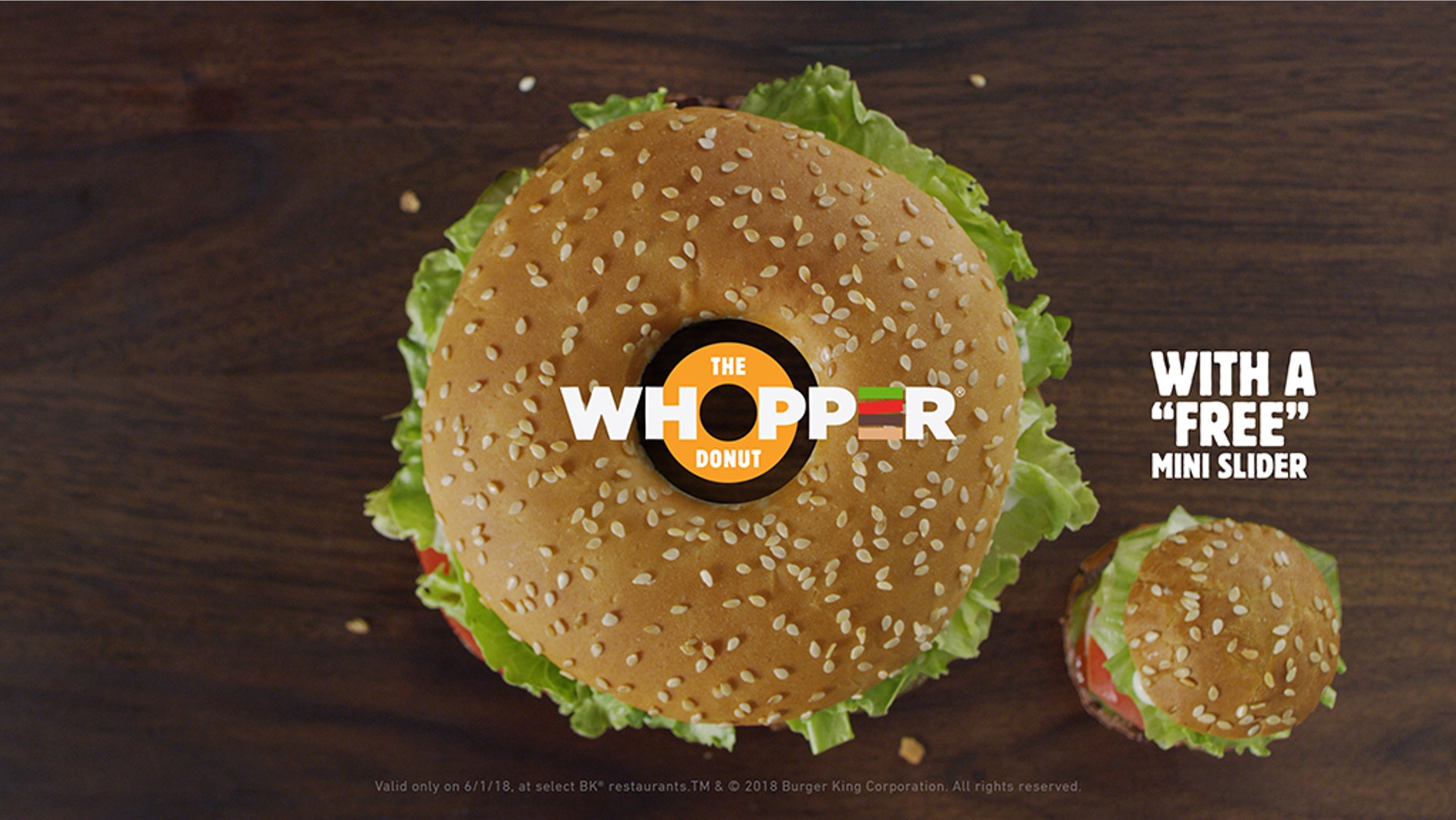 Burger King is planning to sell the "Whopper Donut" on National Doughnut Day.