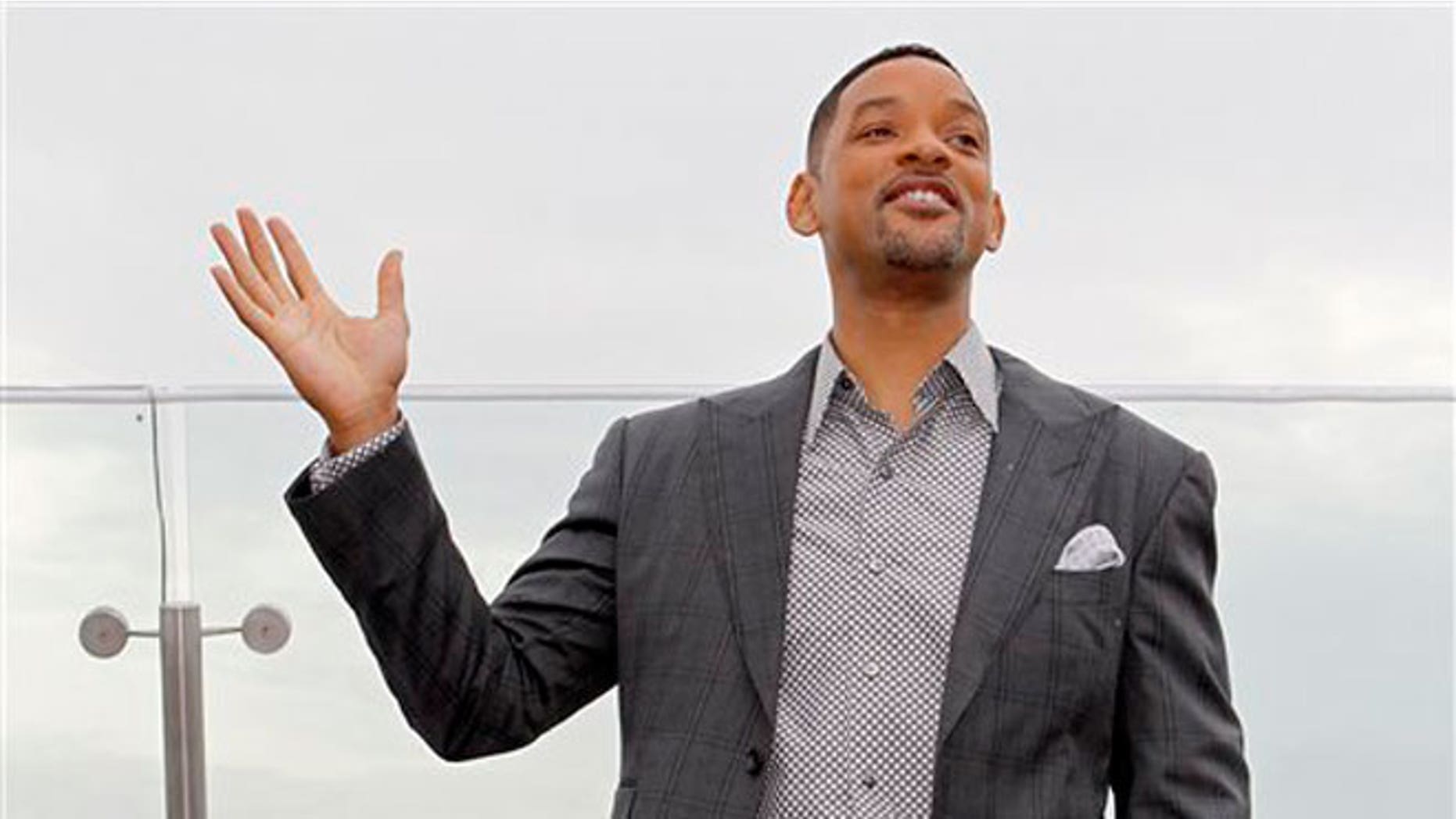 May 18: Will Smith poses for photographers at a hotel during a photocall for his film "Men in Black 3" in Moscow, Russia.