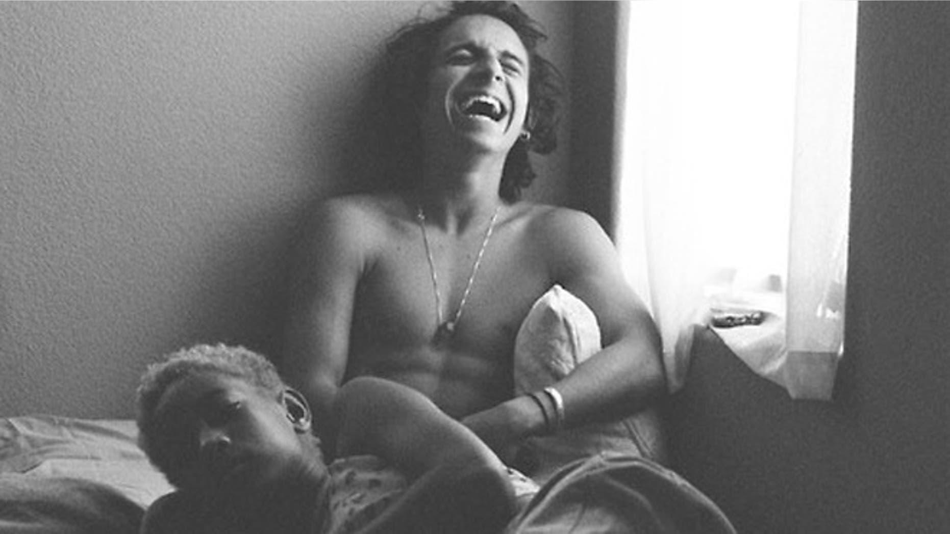 Moises Arias, 20, and Willow Smith, 13.