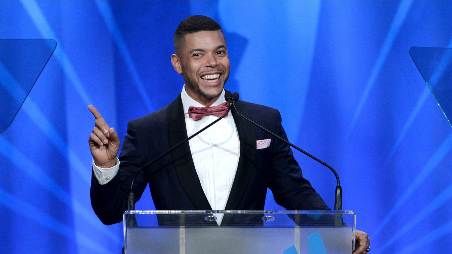 LOS ANGELES, CA - APRIL 20: Actor Wilson Cruz speaks onstage during the 24th Annual GLAAD Media Awards at JW Marriott Los Angeles at L.A. LIVE on April 20, 2013 in Los Angeles, California. (Photo by Kevin Winter/Getty Images for GLAAD)