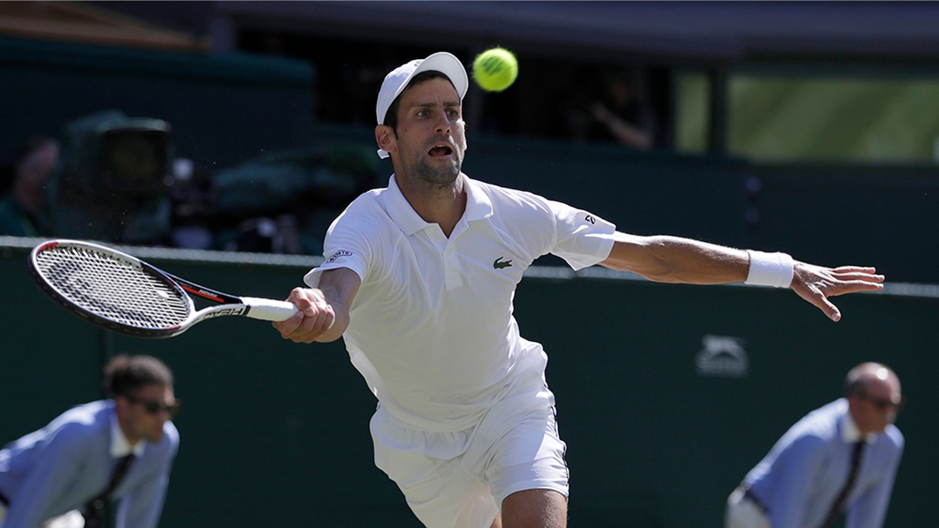 Serbia's Novak Djokovic won his fourth Wimbledon title on Sunday.