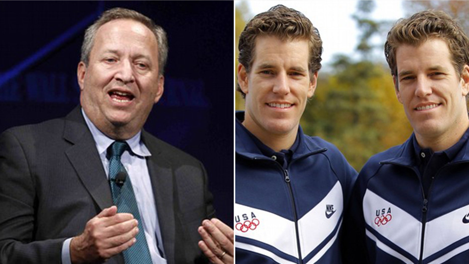 Larry Summers recalls a conversation he had with the Winklevoss twins that was portrayed in "The Social Network."
