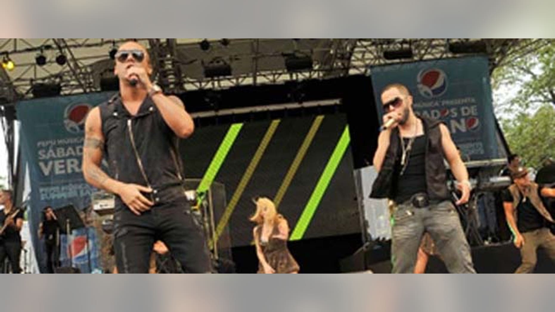 <<attends>> Pepsi Musica's Sabados de Verano Presents Wisin & Yandel In New York at Central Park SummerStage on August 11, 2011 in New York City.