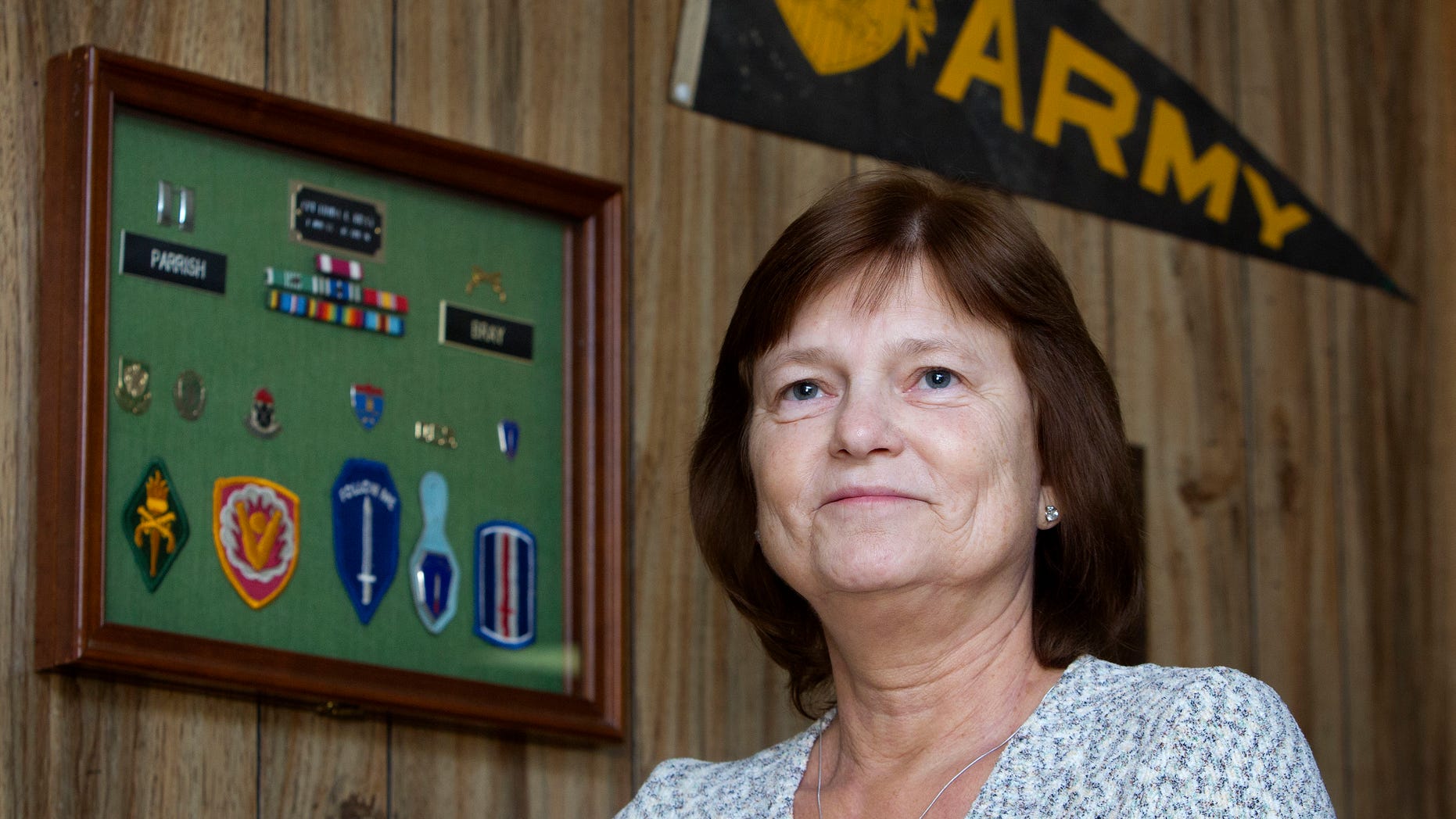 Jan. 24, 2013: U.S. Army Capt. Linda L. Bray in her home in Clemmons, N.C.