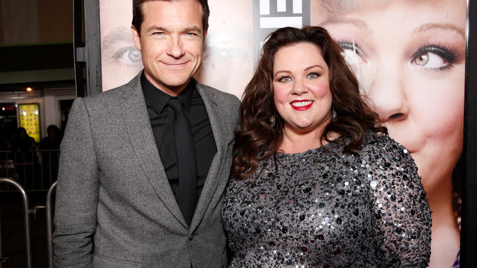 Jason Bateman and Melissa McCarthy attend the world premiere of "Identity Thief" at the Mann Village Westwood, Monday, Feb. 4, 2013, in Los Angeles. (Photo by Todd Williamson/Invision/AP Images)