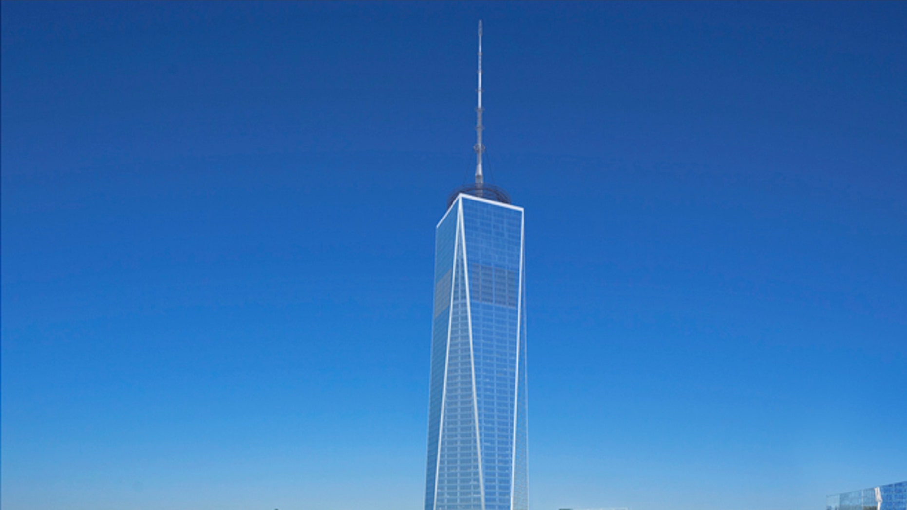 Aug. 7, 2012: This computer generated updated artist rendering, incorporating recent design modifications, released by The Port Authority of NY & NJ and The Durst Organization, in New York, shows a daylight view of One World Trade Center, from the W New York Downtown Hotel.
