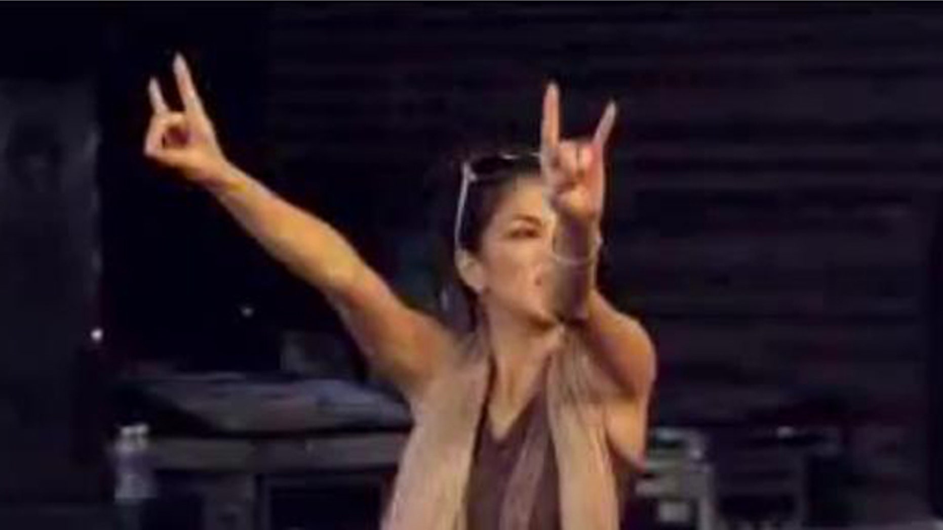 Nov. 17, 2011: "Over 30's" judge and pop singer Nocle Scherzinger rocks out on The X Factor Wednesday night.