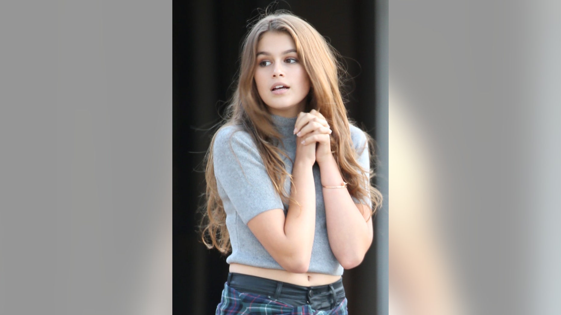 Kaia Gerber is Cindy Crawford's 15-year-old daughter.