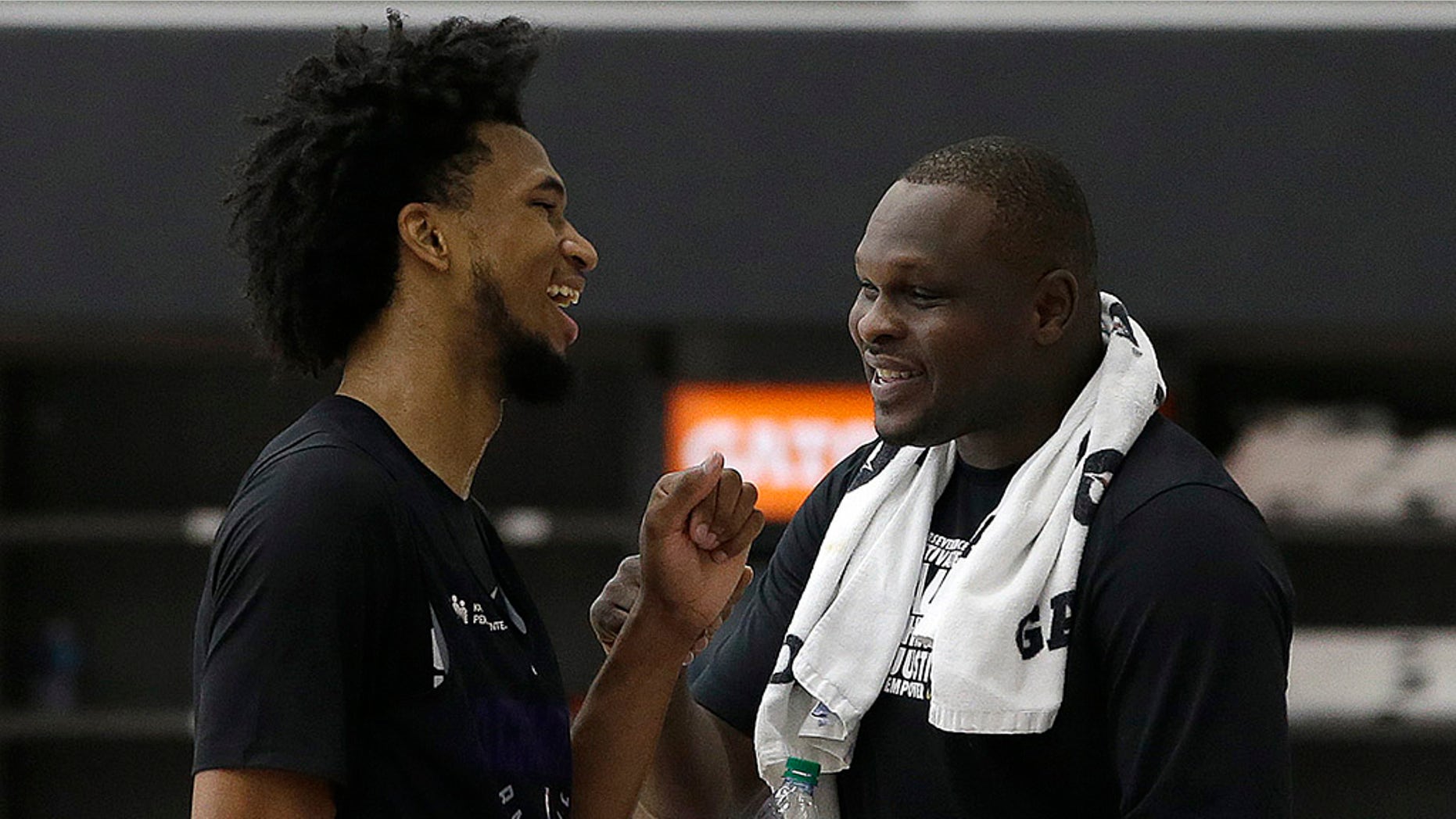 Sacramento Kings star Zach Randolph's (right) brother (who is not pictured) was shot and killed outside of a bar in Indiana on Saturday, June 16, 2018.