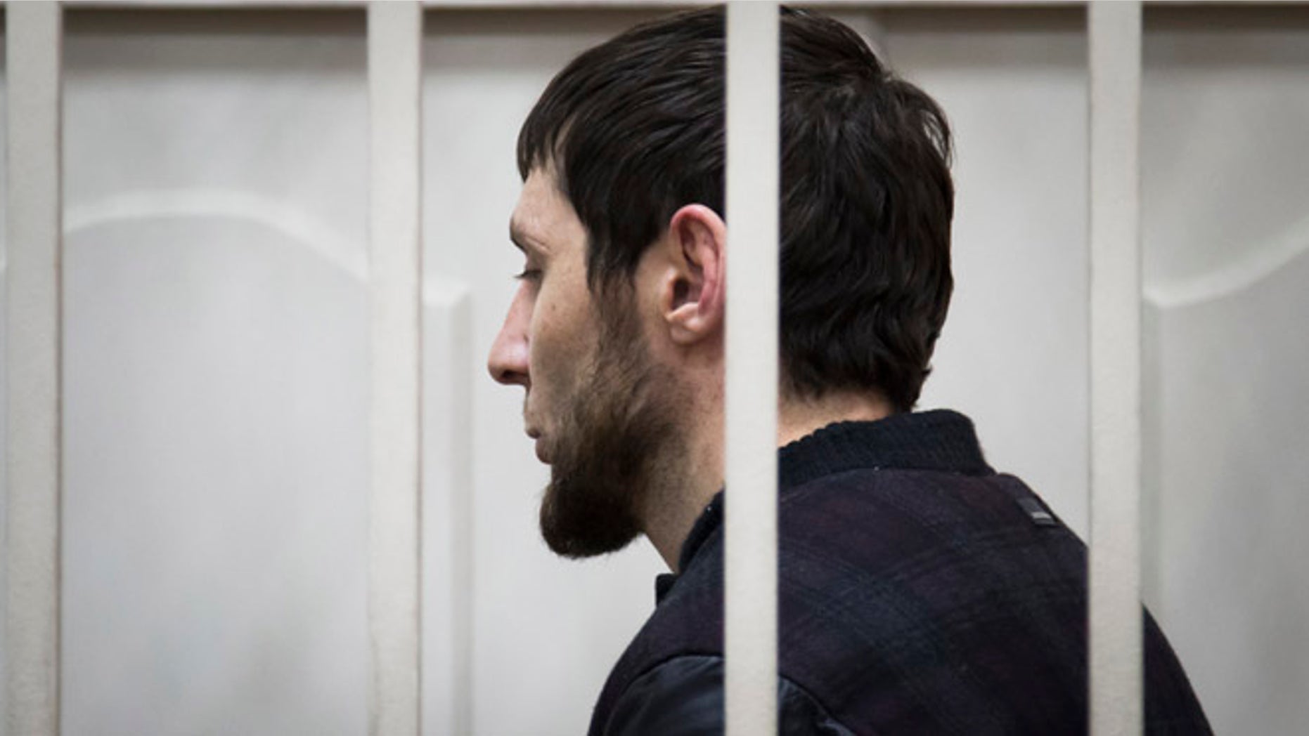 March 8, 2015: Zaur Dadaev, one of five suspects in the killing of Boris Nemtsov stands in a court room in Moscow, Russia. Russian news agencies said Sunday one of the suspects in the killing of leading opposition figure Boris Nemtsov has admitted involvement in the crime.