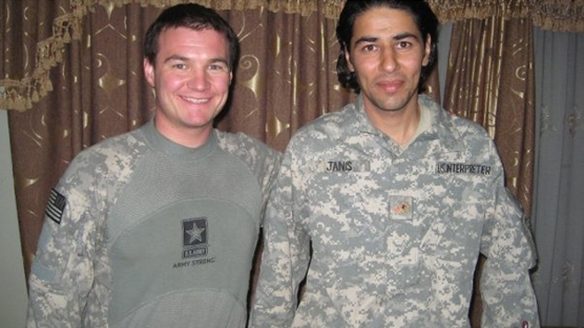 Matt Zeller (l.) credits Janis Shinwari (r.) with saving his life in Afghanistan.